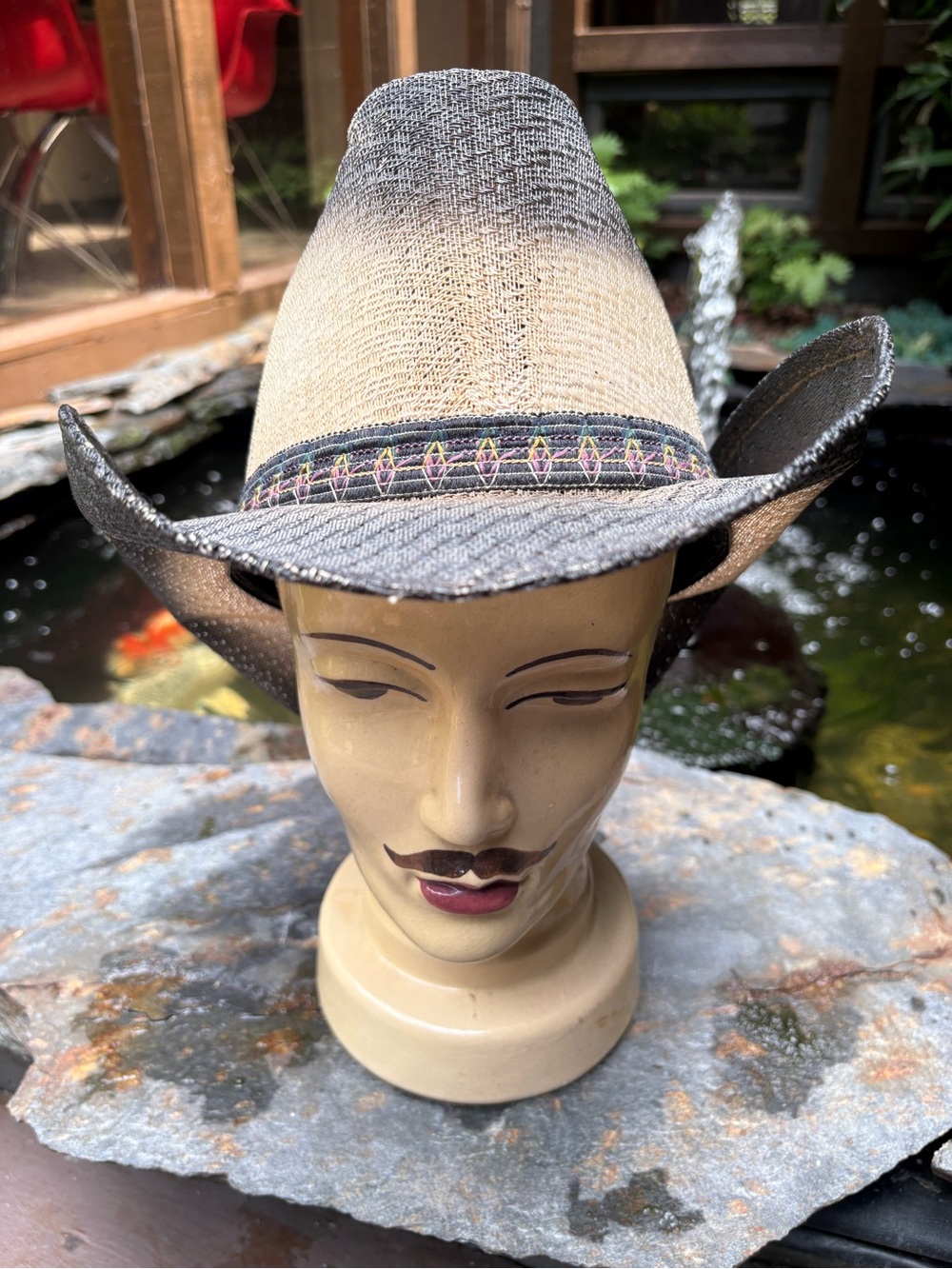 Black & Tan Ombre Western Cowboy Hat Made in Mexico Unisex Men’s Women’s